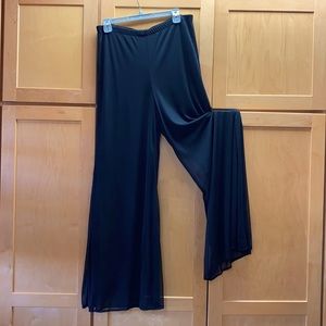Black Flowing dress pants size LG
